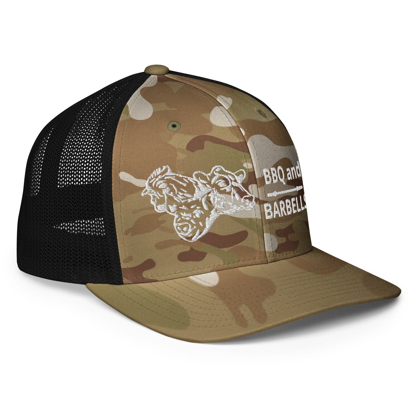 Closed-back trucker cap