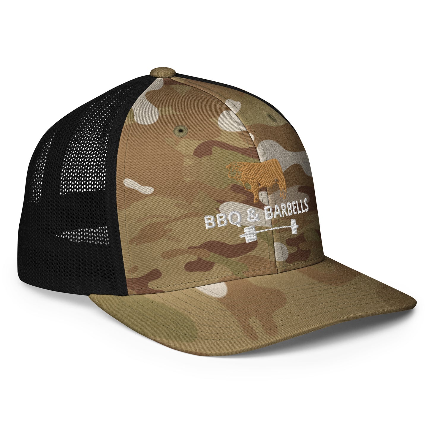 Closed-back trucker cap