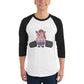 3/4 Sleeve Baseball Shirt
