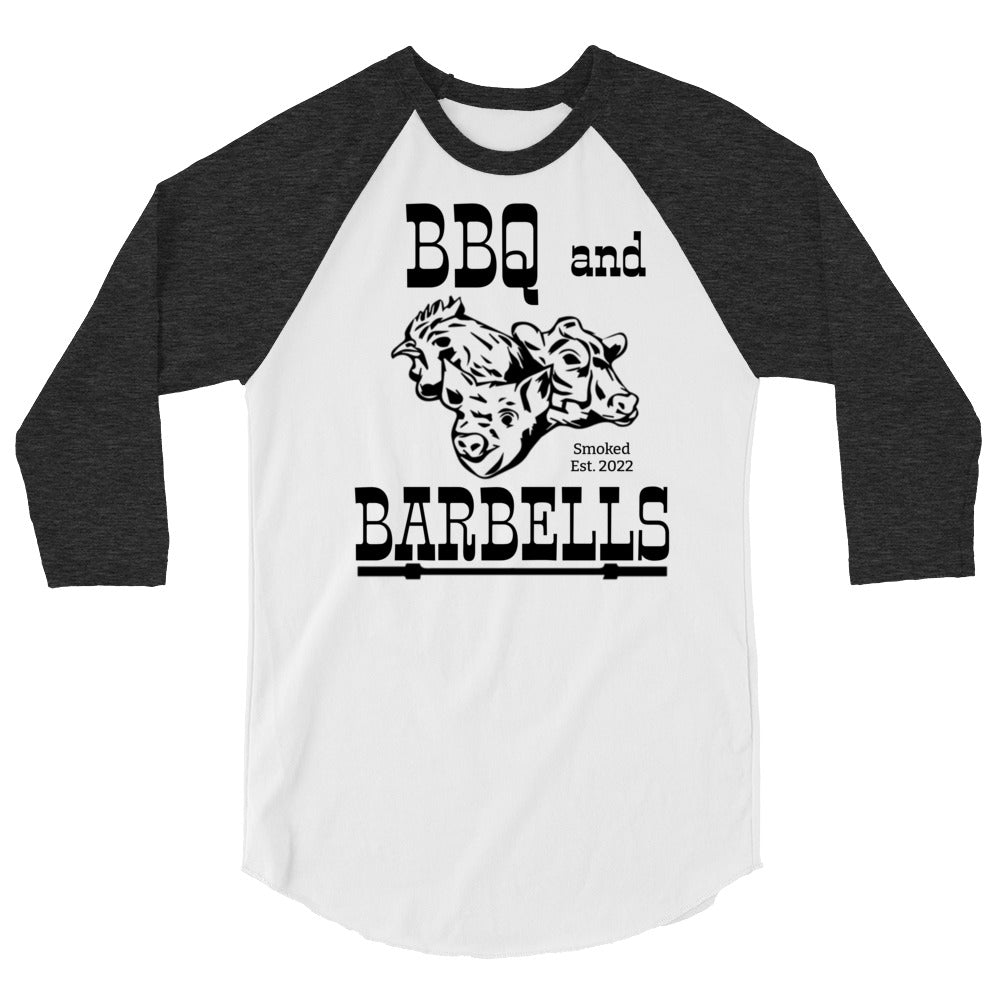 3/4 sleeve raglan shirt